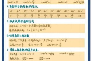 万能公式三角函数：掌握这些公式轻松解决所有三角问题