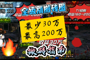 DNF110版本2025搬砖全攻略