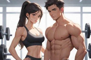 一男一女剧烈运动健身视频：高效燃脂训练示范