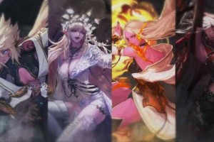 DNF死灵术士三觉立绘高清大图：暗夜使者觉醒全技能特效展示