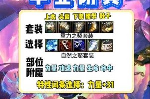 如何为110级武神选择合适的装备搭配？