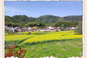 小村春色成刚：田园风光与淳朴生活的诗意画卷