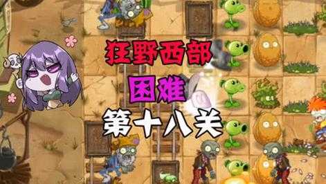 植物大战僵尸2狂野西部第18天困难怎么过
