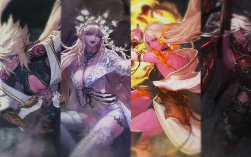 DNF死灵术士三觉立绘高清大图：暗夜使者觉醒全技能特效展示