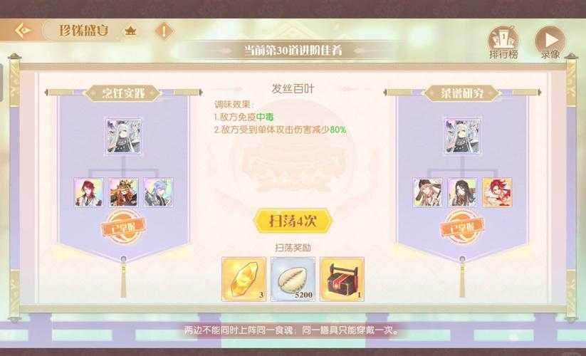 食物语天狐幻戏阵容有哪些