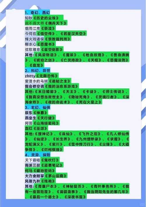五十部巅峰小说完结推荐:经典神作全本必读清单