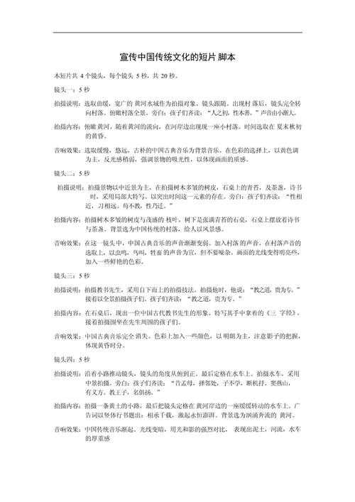 三分钟短片脚本范文:高效创作模板与实用案例