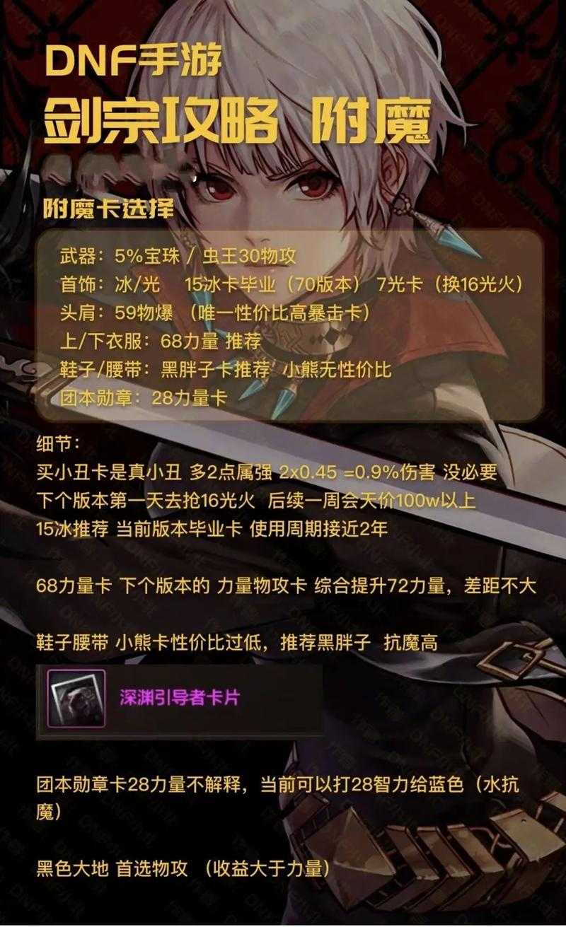 2024DNF剑宗白金徽章选择推荐_剑宗毕业白金徽章搭配攻略