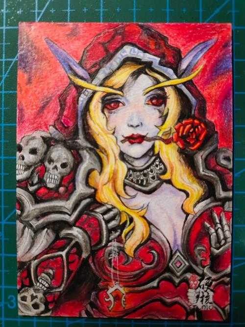 魔兽争霸彩铅绘画：如何将游戏场景转化为艺术作品