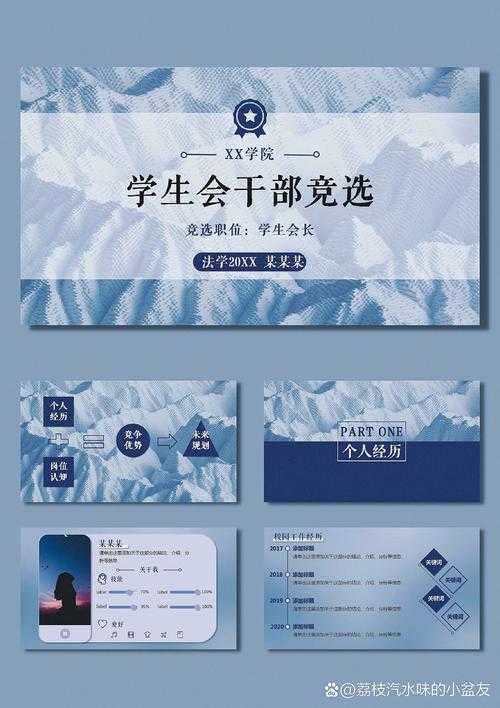 免费学生会竞选PPT模板下载 - 高效竞选必备资源