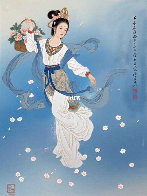 七仙女下凡打一成语:天女散花