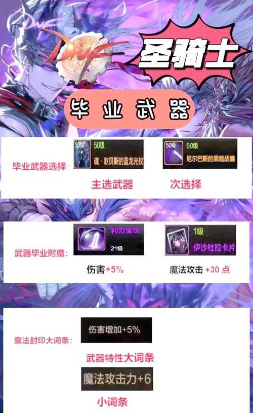 DNF女圣职者2025最强装备搭配推荐，毕业装与刷图神器一网打尽