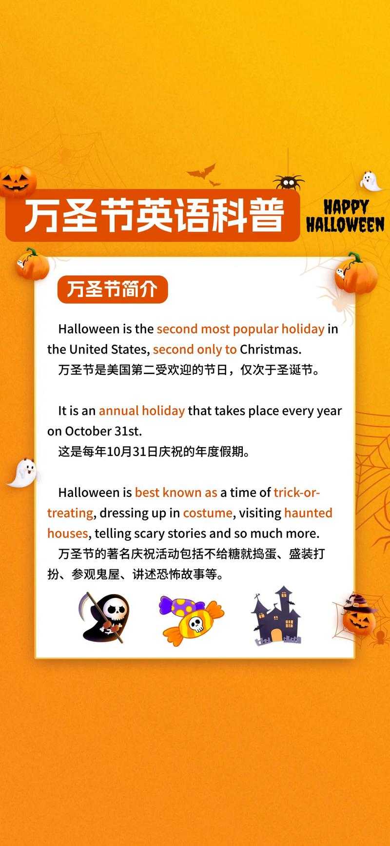 万圣节快乐英文怎么说?Happy Halloween的正确表达