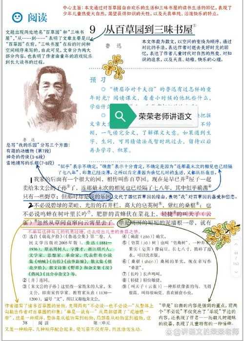三味书屋第二自然段课文解析与赏析