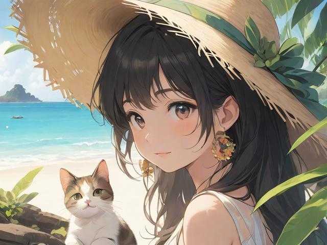 隐藏在巴厘岛的猫